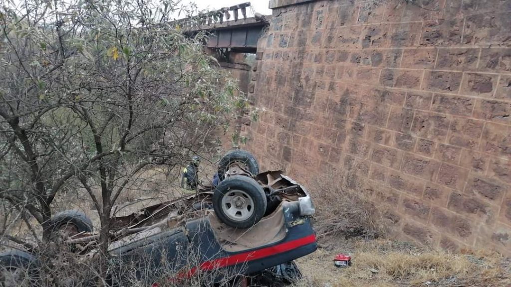 Dos heridos, saldo de volcadura en Chignahuapan