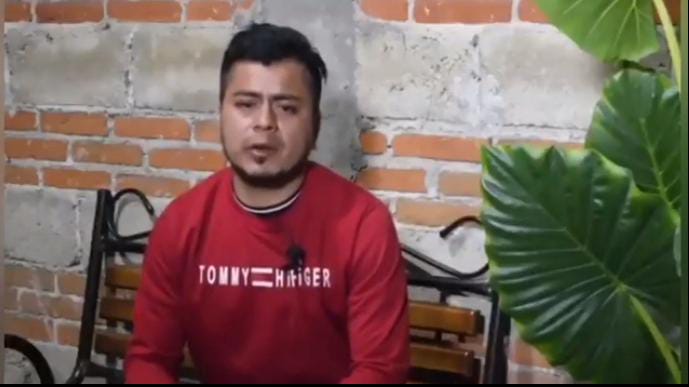 Video desde Puebla: “El pollo” se deslinda del asesinato de Édgar, cuyo cuerpo fue encontrado en barranca de Xonacatepec