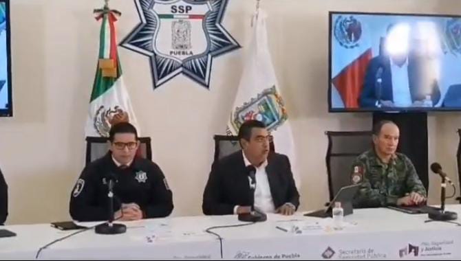 Video desde Puebla: Gobernador Céspedes Peregrina presentó el plan de Estrategia, Paz y Seguridad