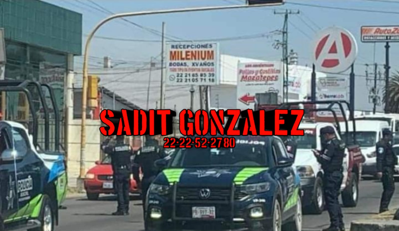 Policias de Puebla detienen en Amozoc a presuntos roba camiones de carga