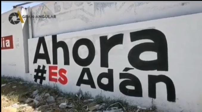 Video desde Puebla: Aparecen en la ciudad bardas por Adán Augusto López