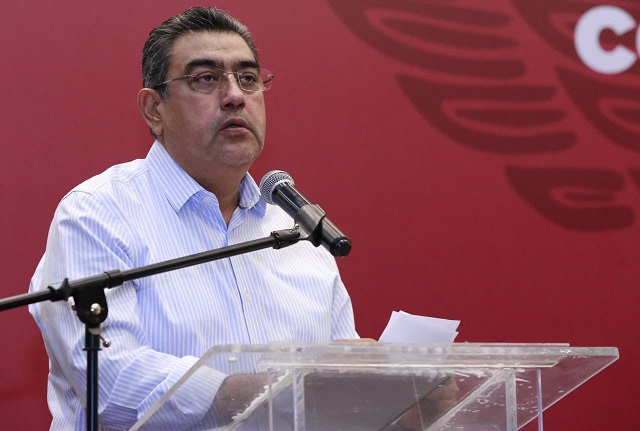 Sergio Salomón, con gobernadores de la 4T, respaldan reformas de AMLO
