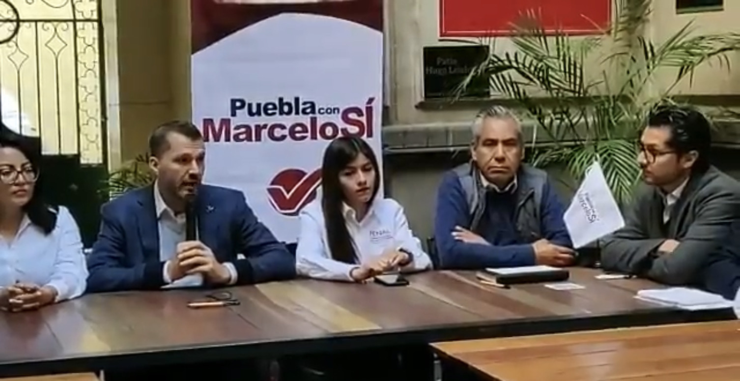 Estructuras distritales de “Puebla con Marcelo Si” piden piso parejo en encuestas