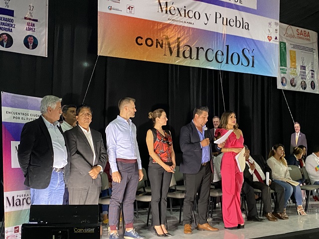 Realizan encuentro ciudadano “Puebla con Marcelo Sí”