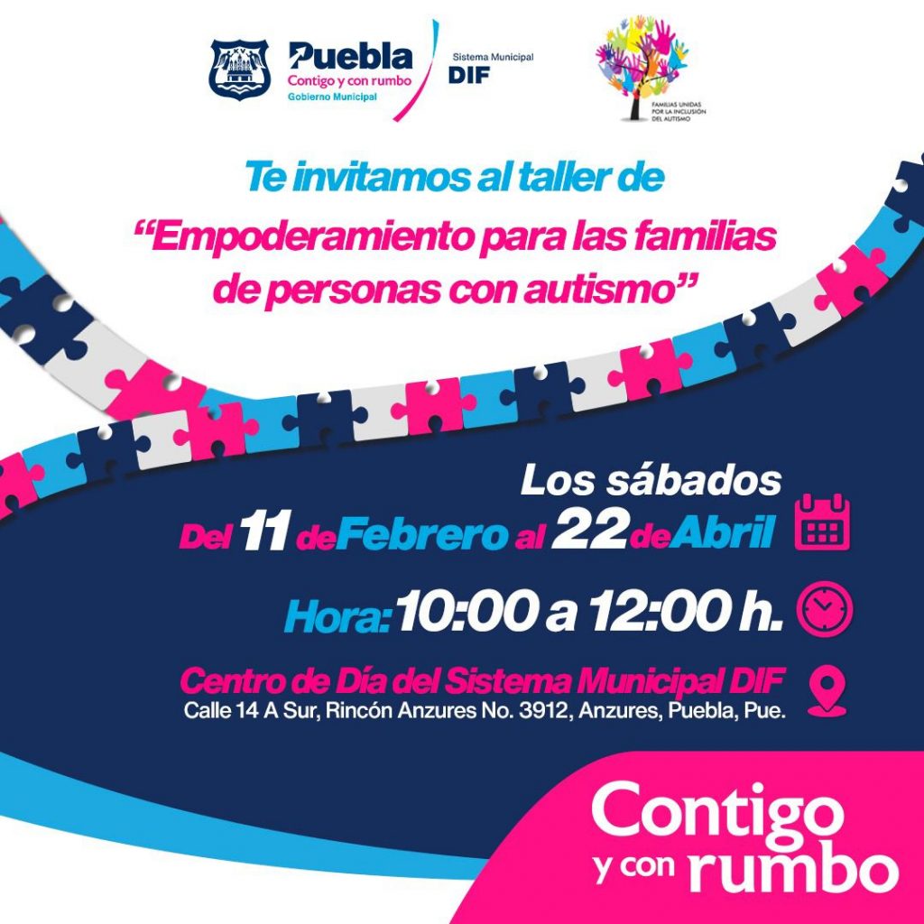 Familias de personas autistas reciben respaldo del DIF municipal