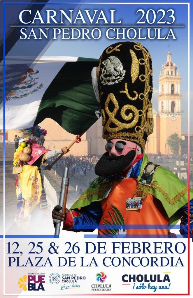 Presentan programa del Carnaval de Cholula 2023, un evento familiar y en paz