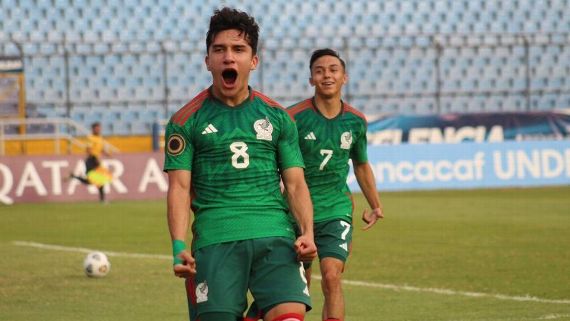 México obtuvo su boleto al Mundial Sub17 tras vencer 3-0 a El Salvador