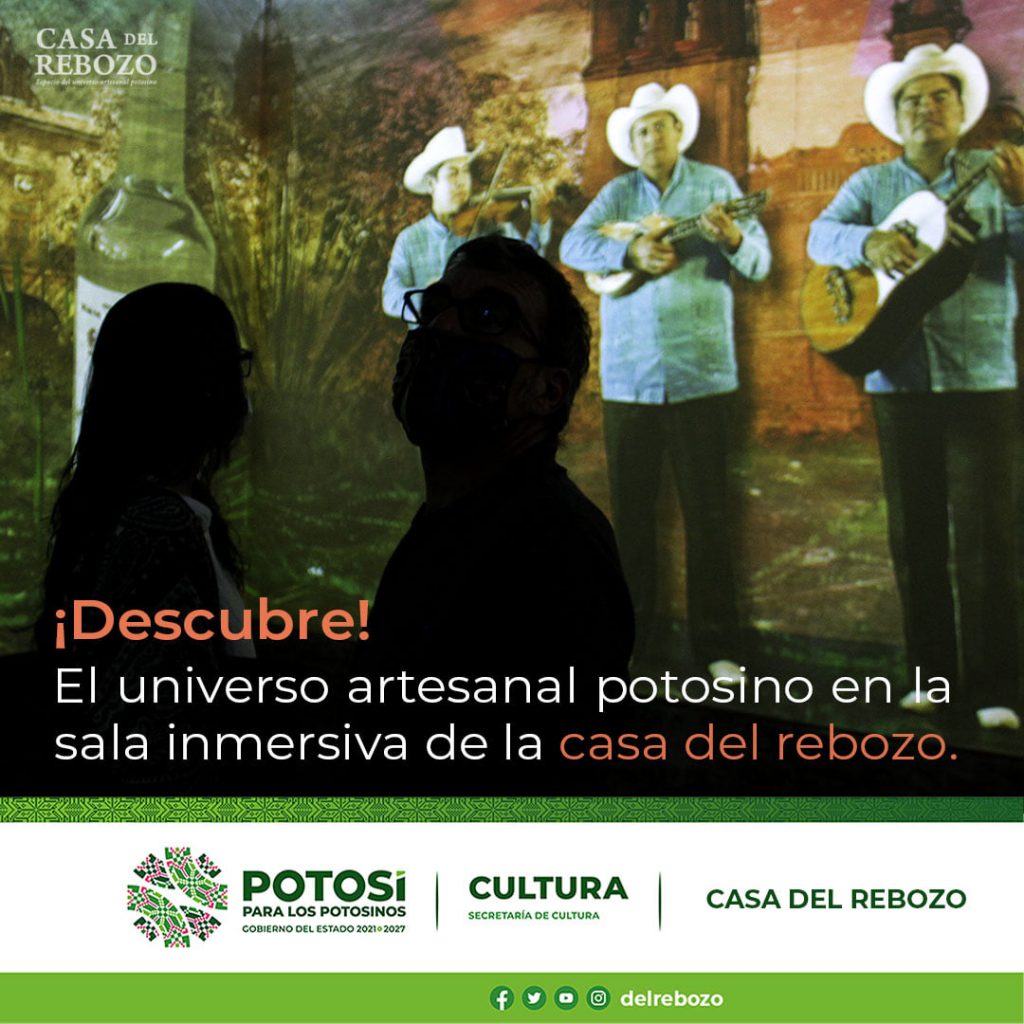 SECULT invita a conocer la sala inmersiva del Museo Casa Del Rebozo