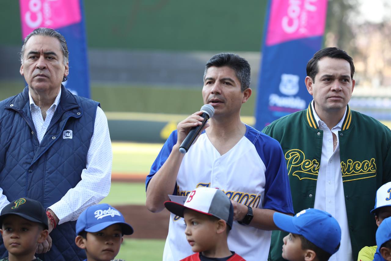 Puebla capital, sede del torneo nacional de beisbol infantil, anuncia Eduardo Rivera