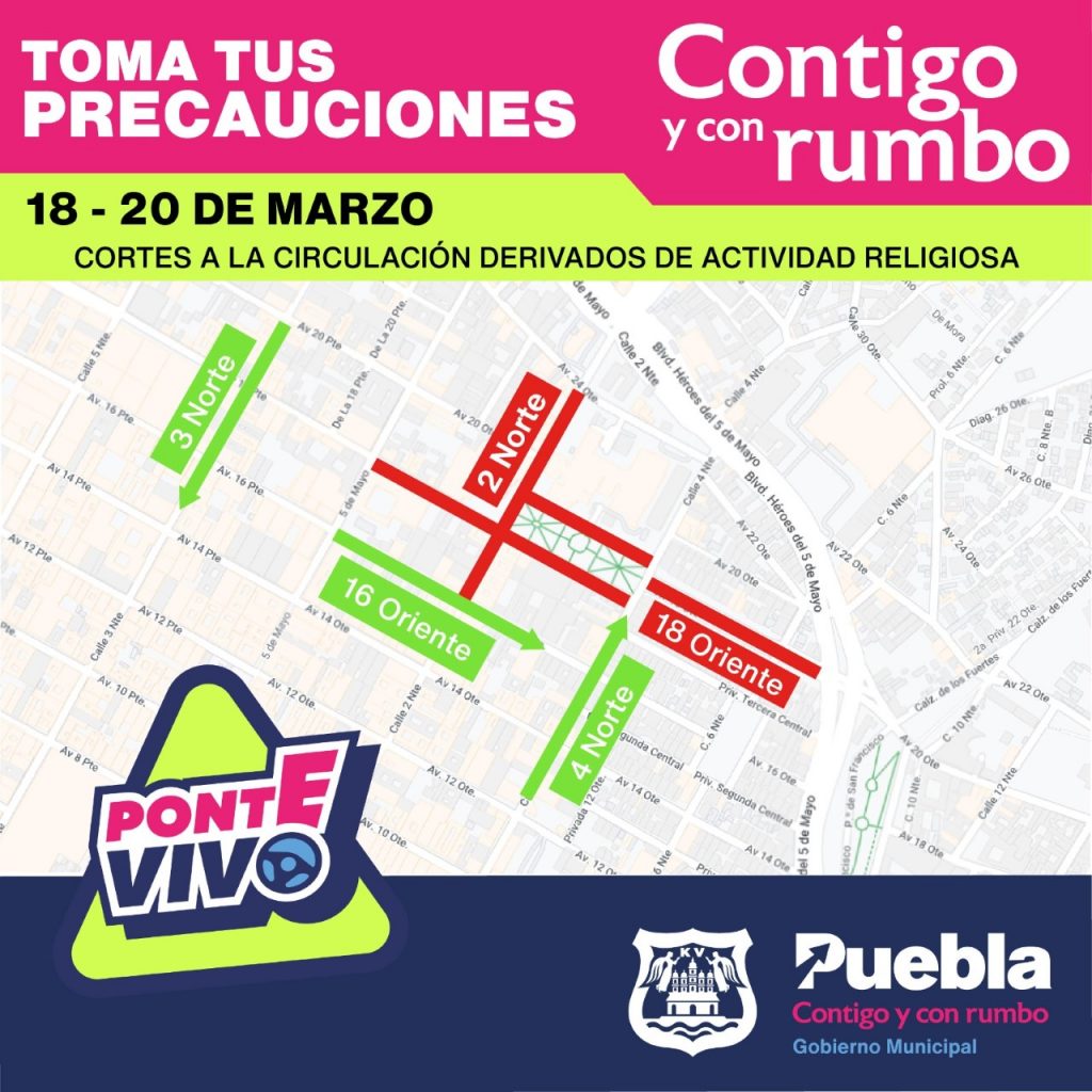 Anuncian cierre de calles y venta de antojitos en la zona San José