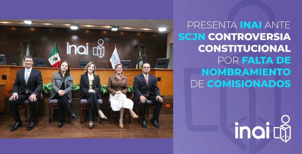 INAI impone controversia constitucional en la SCJN por omisión del Senado
