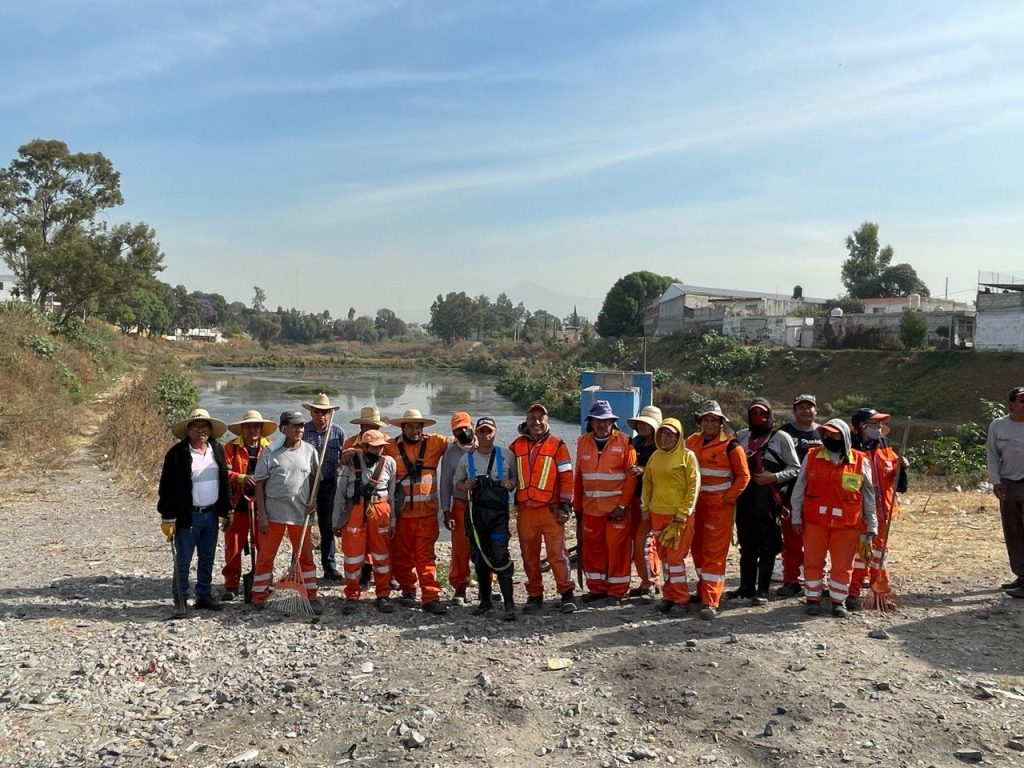 OOSL interviene barrancas en el municipio de Puebla