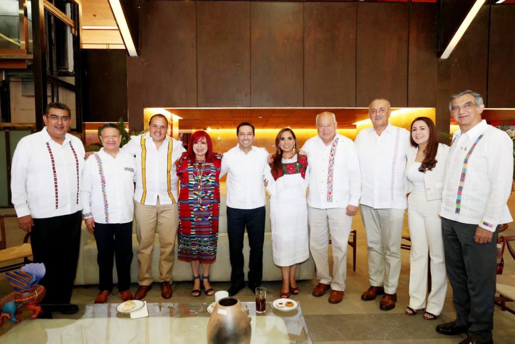 En la conago, Sergio Salomón Céspedes reiteró compromisos con el medio ambiente y la seguridad