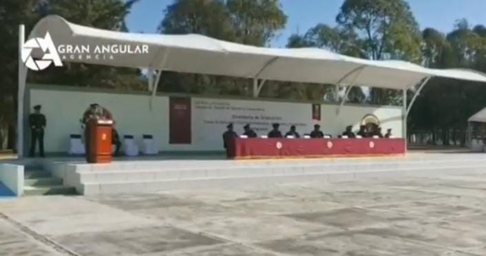 Video desde Puebla: Céspedes Peregrina encabeza graduación en la zona militar