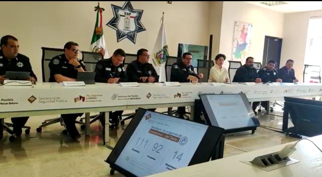 Puebla cuenta con 13 mil 467 policías certificados: SSP