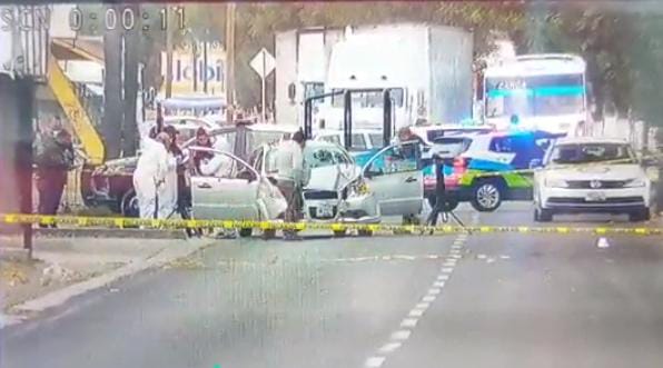 4 muertos y un herido, saldo del ataque en el bulevar Alfredo Toxqui, confirmó la policía municipal
