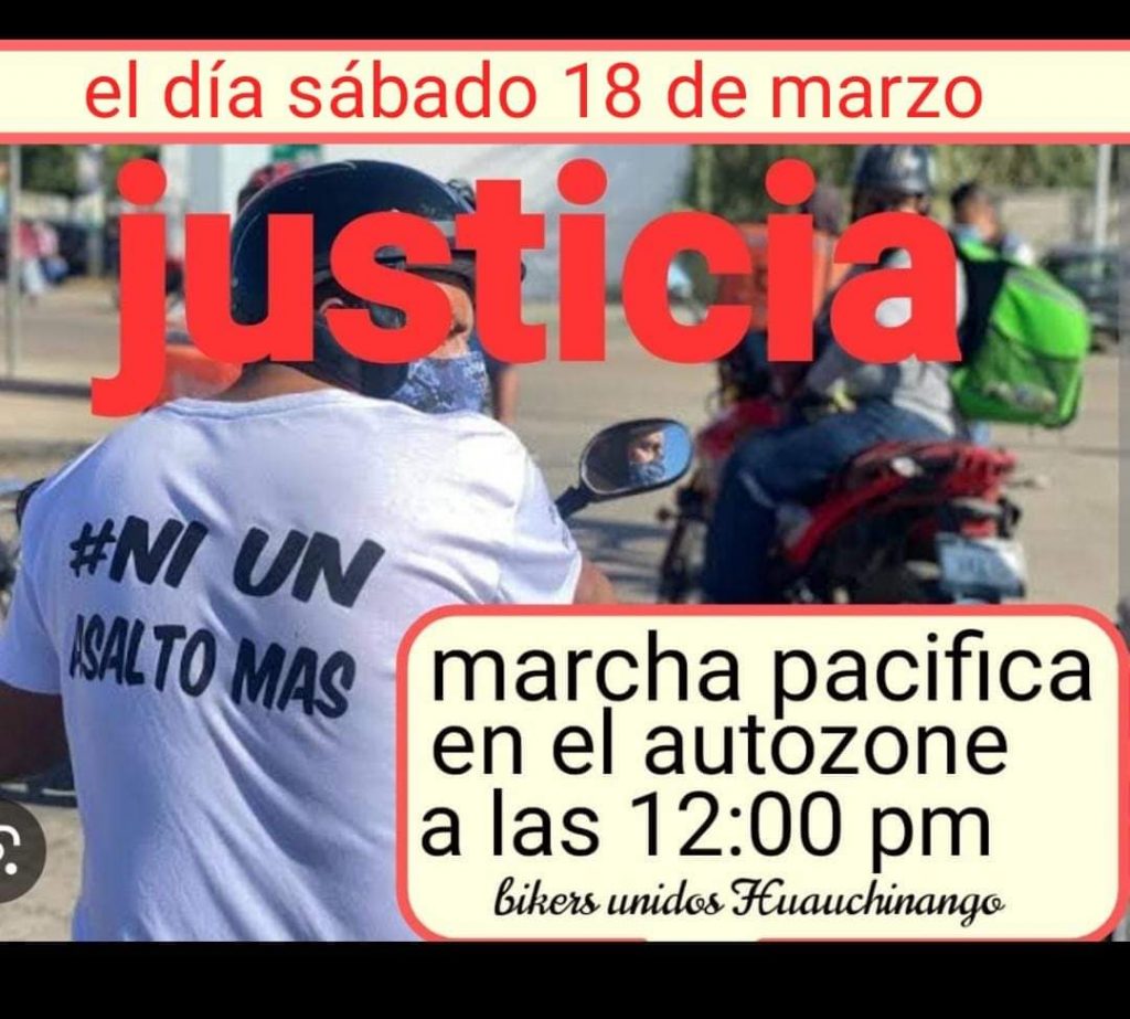 Video desde Puebla; Hartos de la inseguridad e incompetencia del ayuntamiento, motociclistas de Huauchinango anuncian marcha