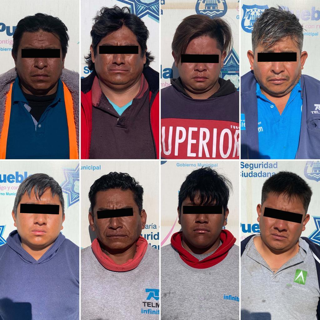 Trabajadores de Telmex, atrapados por robar cable