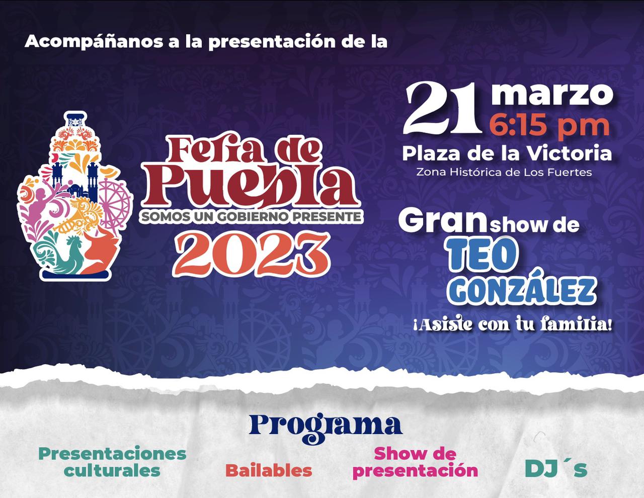 Video: ¡Te invitamos a la presentación de la Feria Puebla 2023!