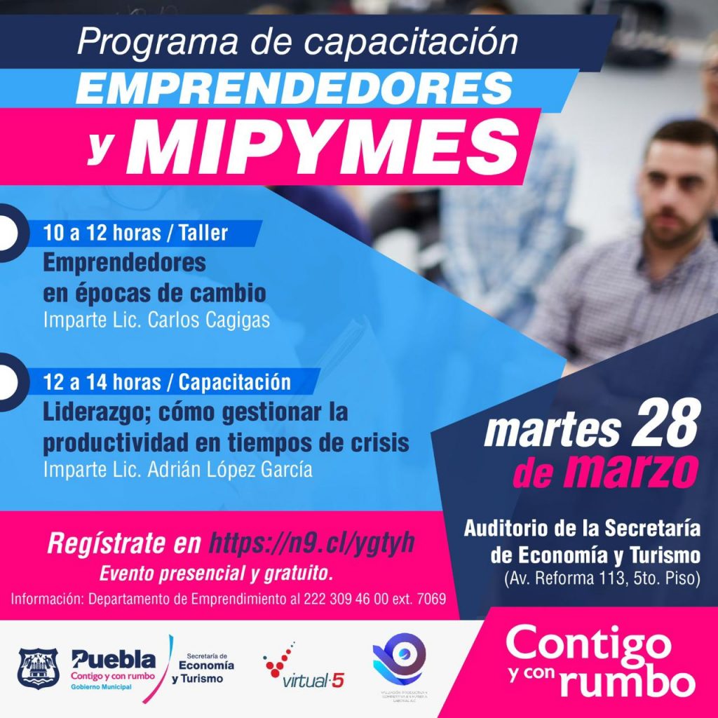 Apúntate en la jornada de capacitación a emprendedores