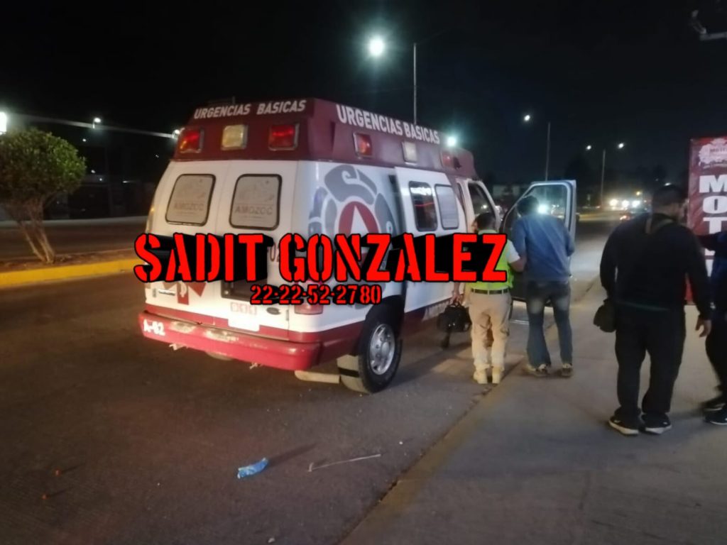 Fotonota: Motociclista accidentado en Amozoc pide localizar a sus familiares