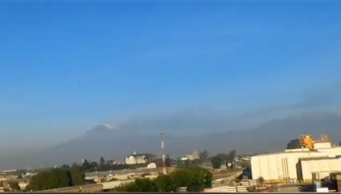 Video desde Puebla: Se observa una mala calidad del aire en la Angelópolis