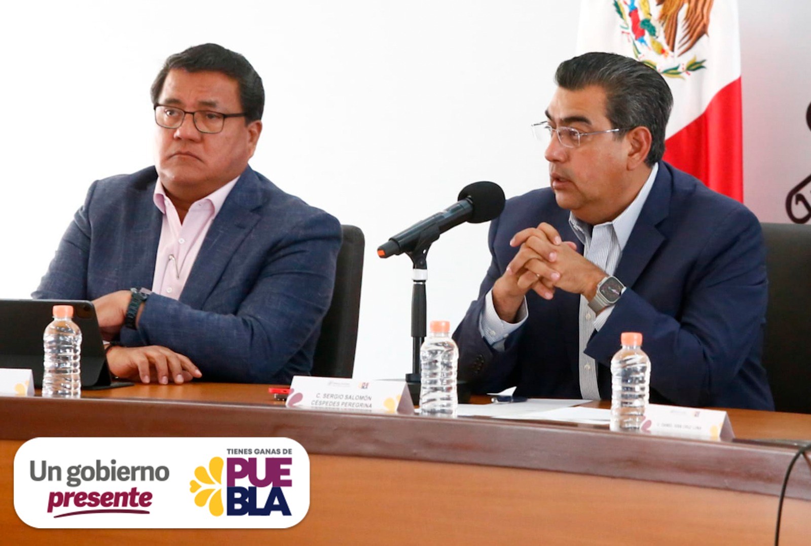 Gobernador Sergio Salomón sostuvo una reunión en CDMX para hablar de inversiones