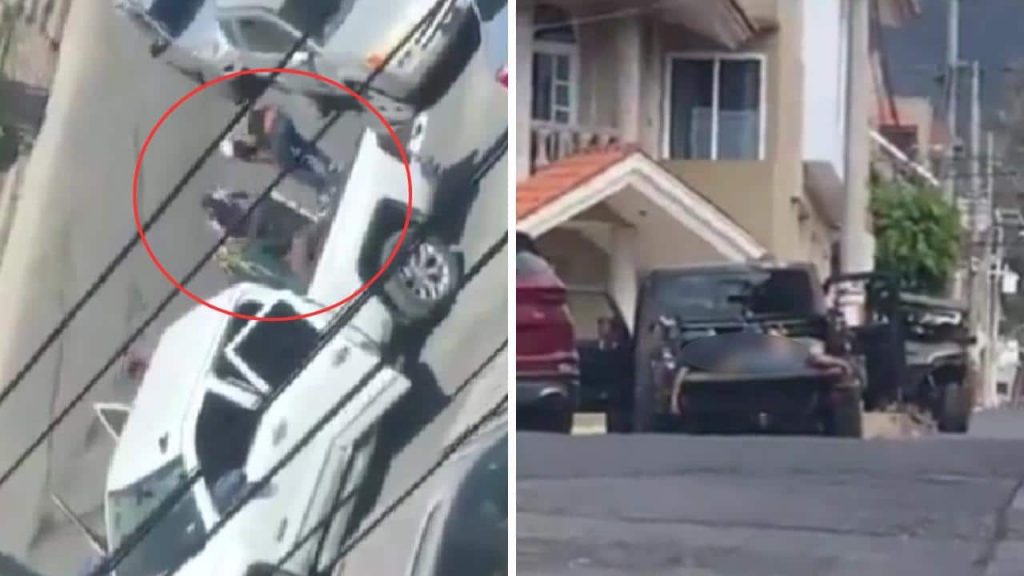 Captan cómo sicarios limpian una escena del crimen en Tamaulipas