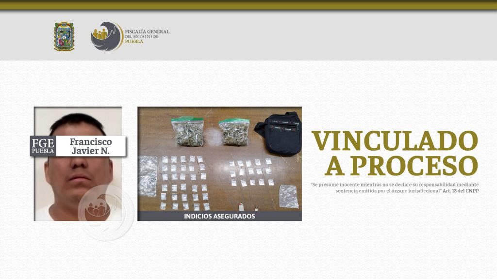 Atrapado con droga en Puebla capital