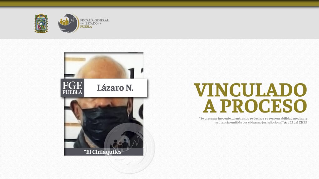 En prisión por asesinar a 2 en Yehualtepec