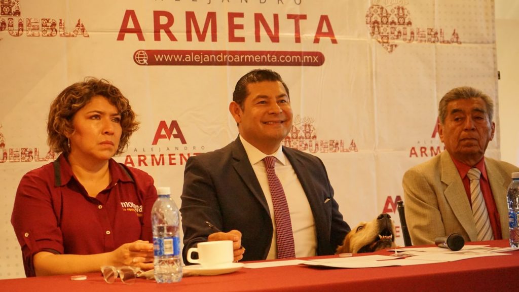 Alejandro Armenta asegura no tener favoritos para la ciudad de Puebla