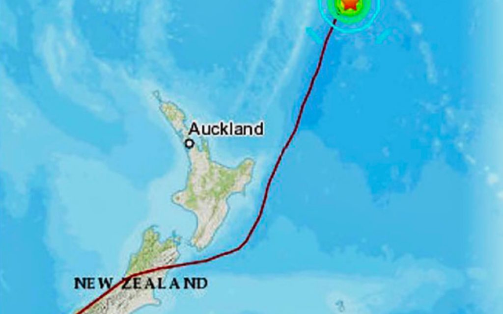 Terremoto magnitud 7.1 sacude Nueva Zelanda