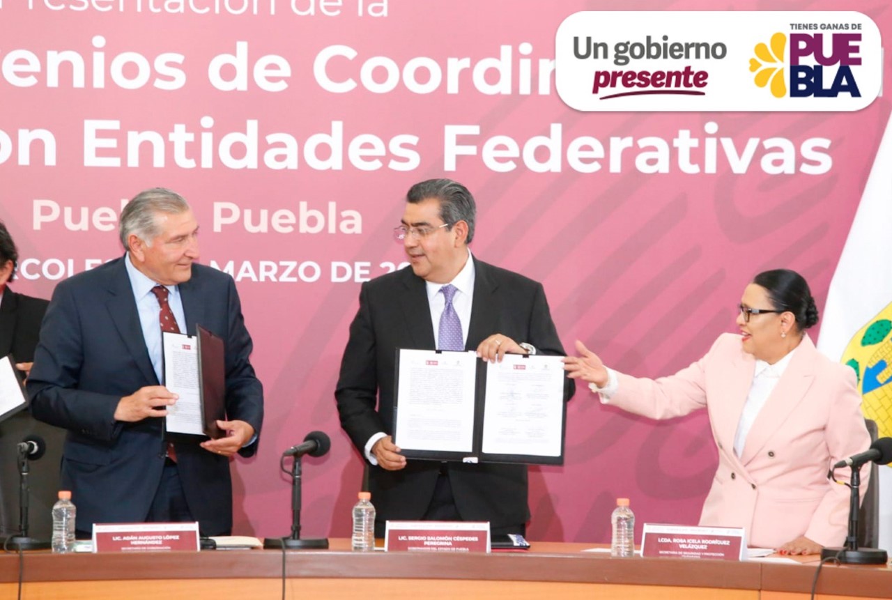 Puebla recibirá 287.1 mdp del FASP 2023: Rosa Icela Rodríguez