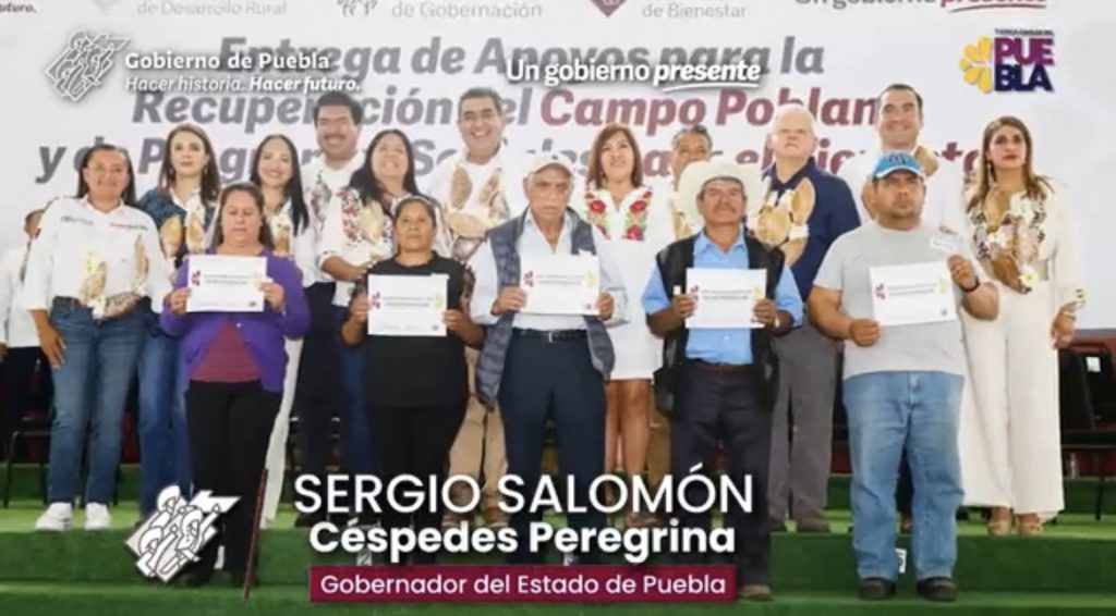 Gobierno de Puebla ha invertido 600 mdp en productores: Céspedes Peregrina 
