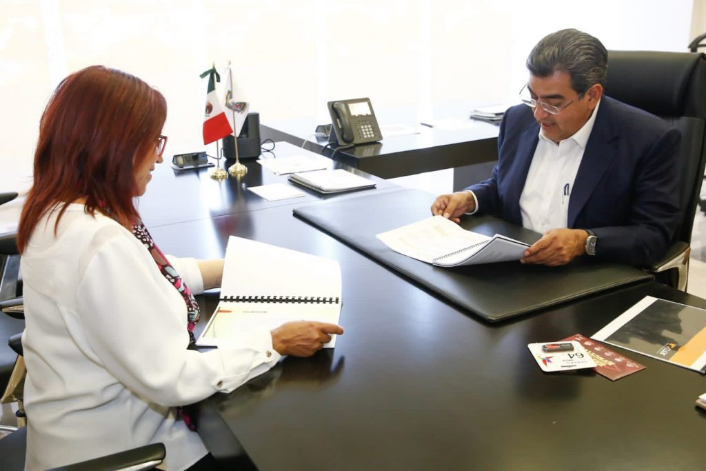 Fotonota: Céspedes Peregrina se reunió con Leticia Ramírez, titular de la SEP federal