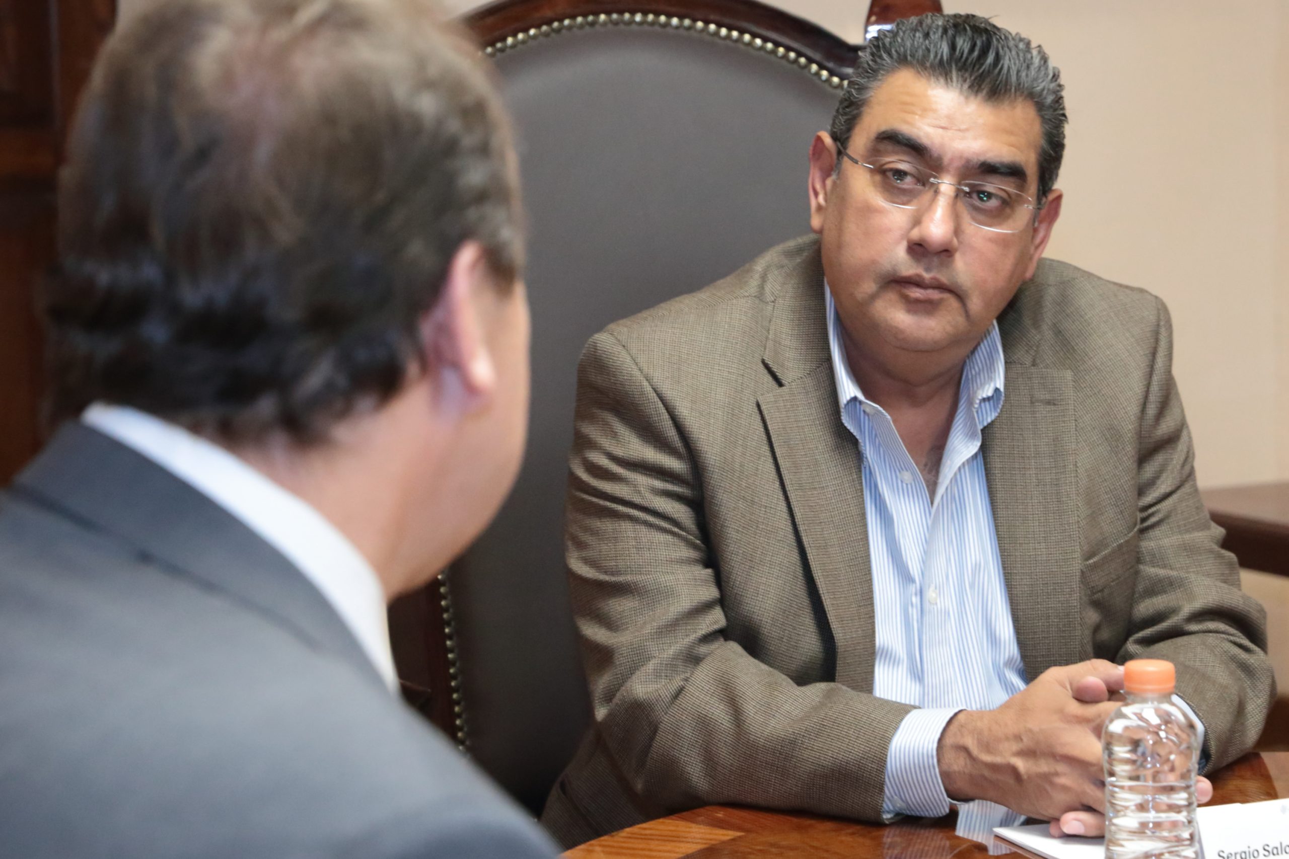 Sergio Salomón sostuvo un encuentro con el embajador de Guatemala en México