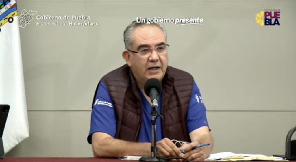 Un muerto, 22 contagios más y 4 intubados por Covid, reporta el secretario de Salud, José Antonio Martínez