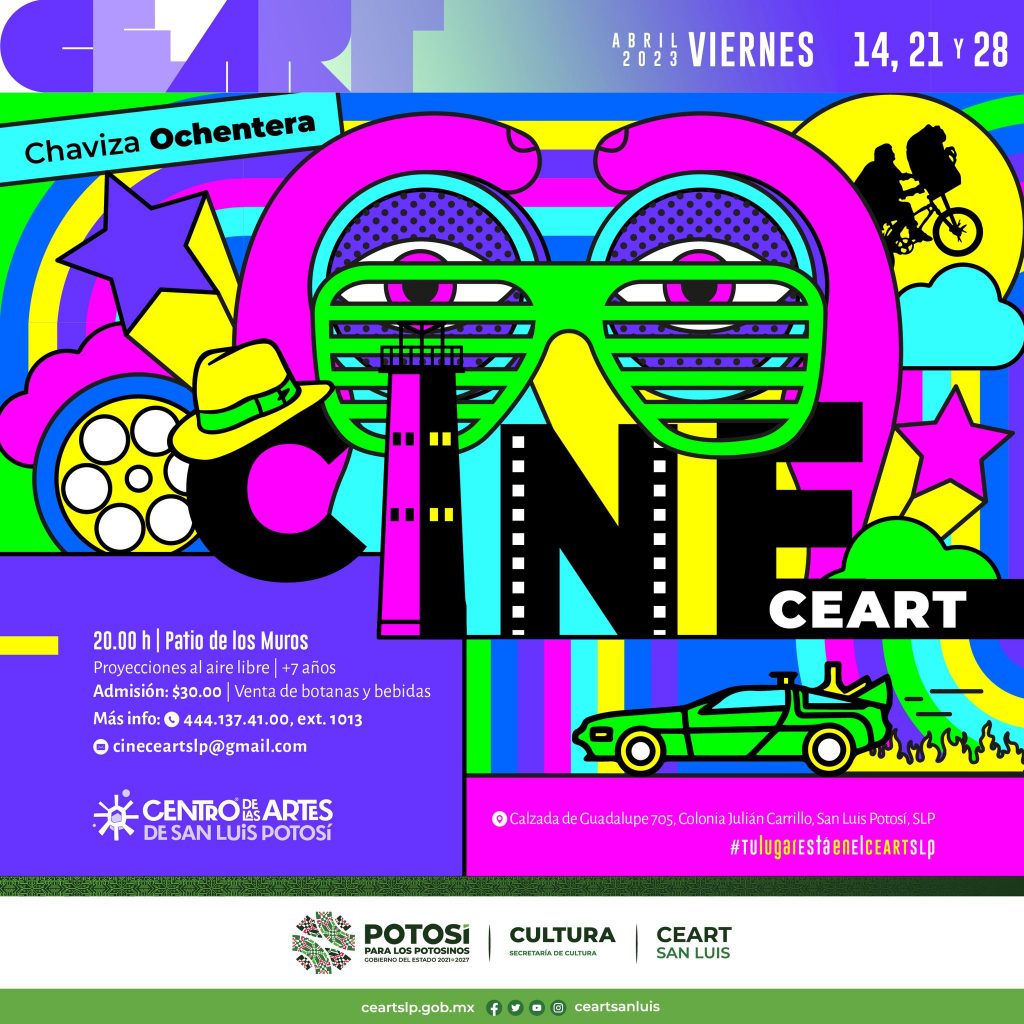 Los clásicos de los 80 llegan al Cine CEART con el ciclo “Chaviza Ochentera”