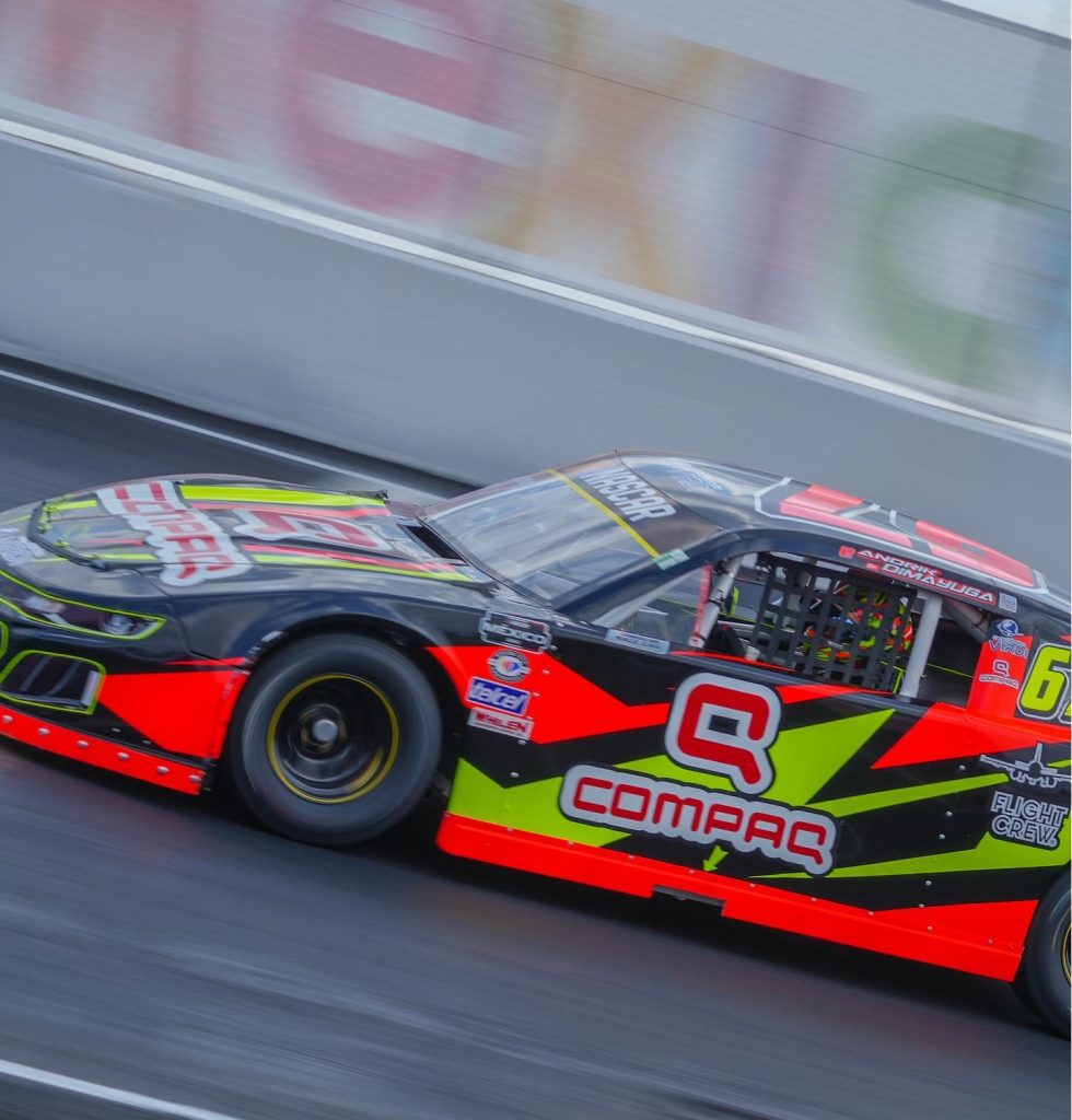 Andrik Dimayuga de Compaq, dijo que va por todo a la segunda fecha de Nascar México en SLP, Commscope 200