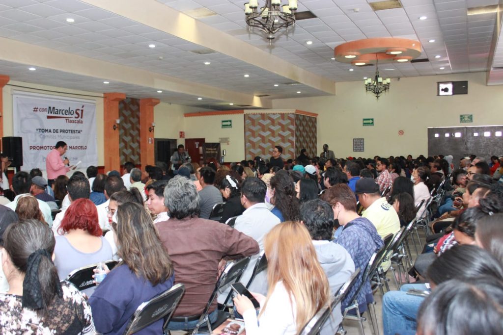 Listos los Comités en todos los municipios de Tlaxcala a favor de Marcelo Ebrard