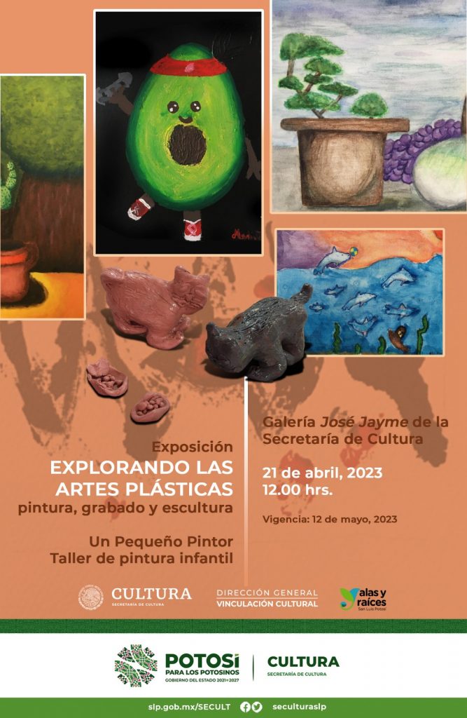 Inaugurarán la exposición “Explorando las artes plásticas… pintura, grabado y escultura”