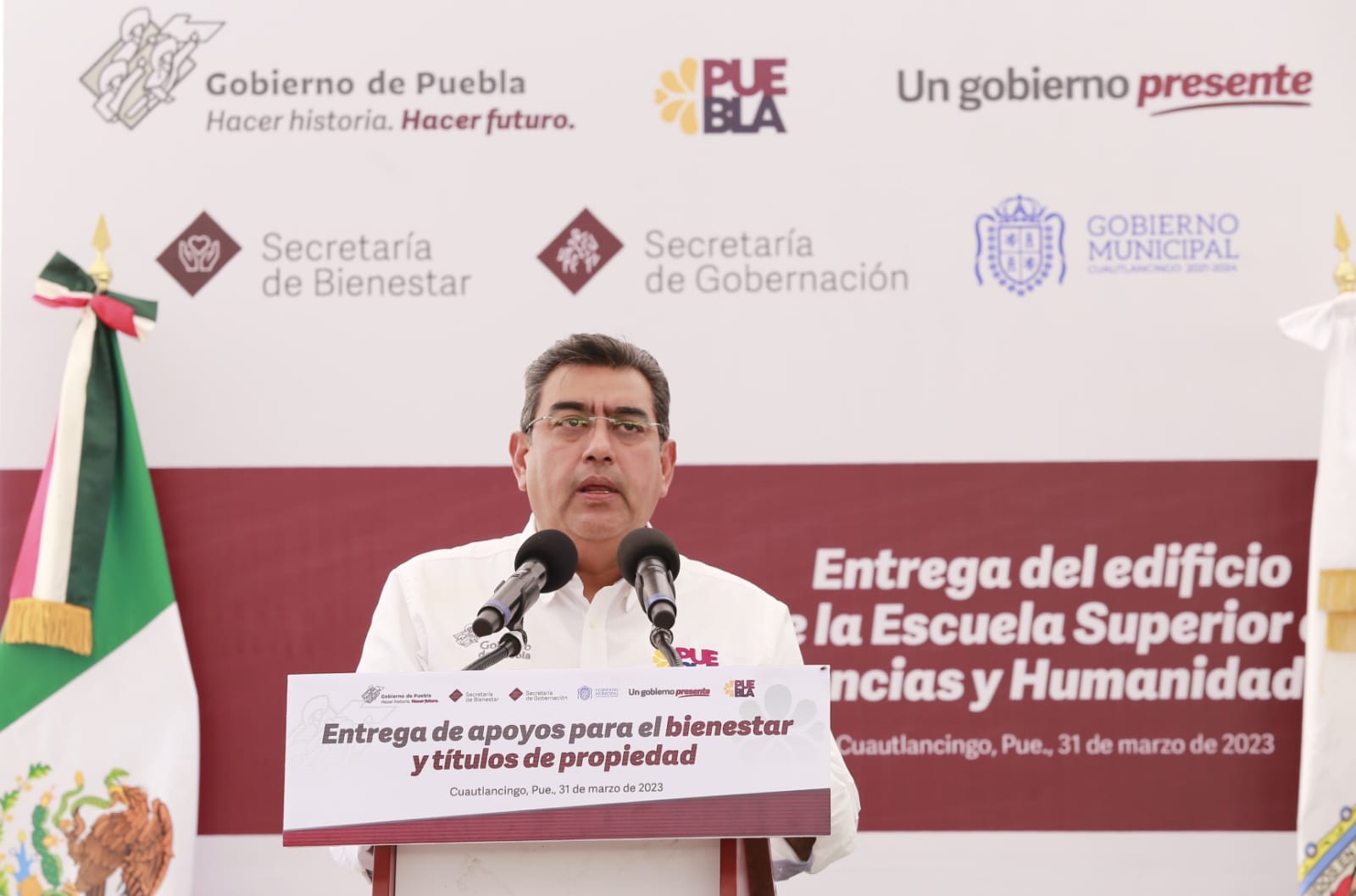 Gobierno de Puebla aplica una política pública de beneficio social, reiteró Céspedes Peregrina
