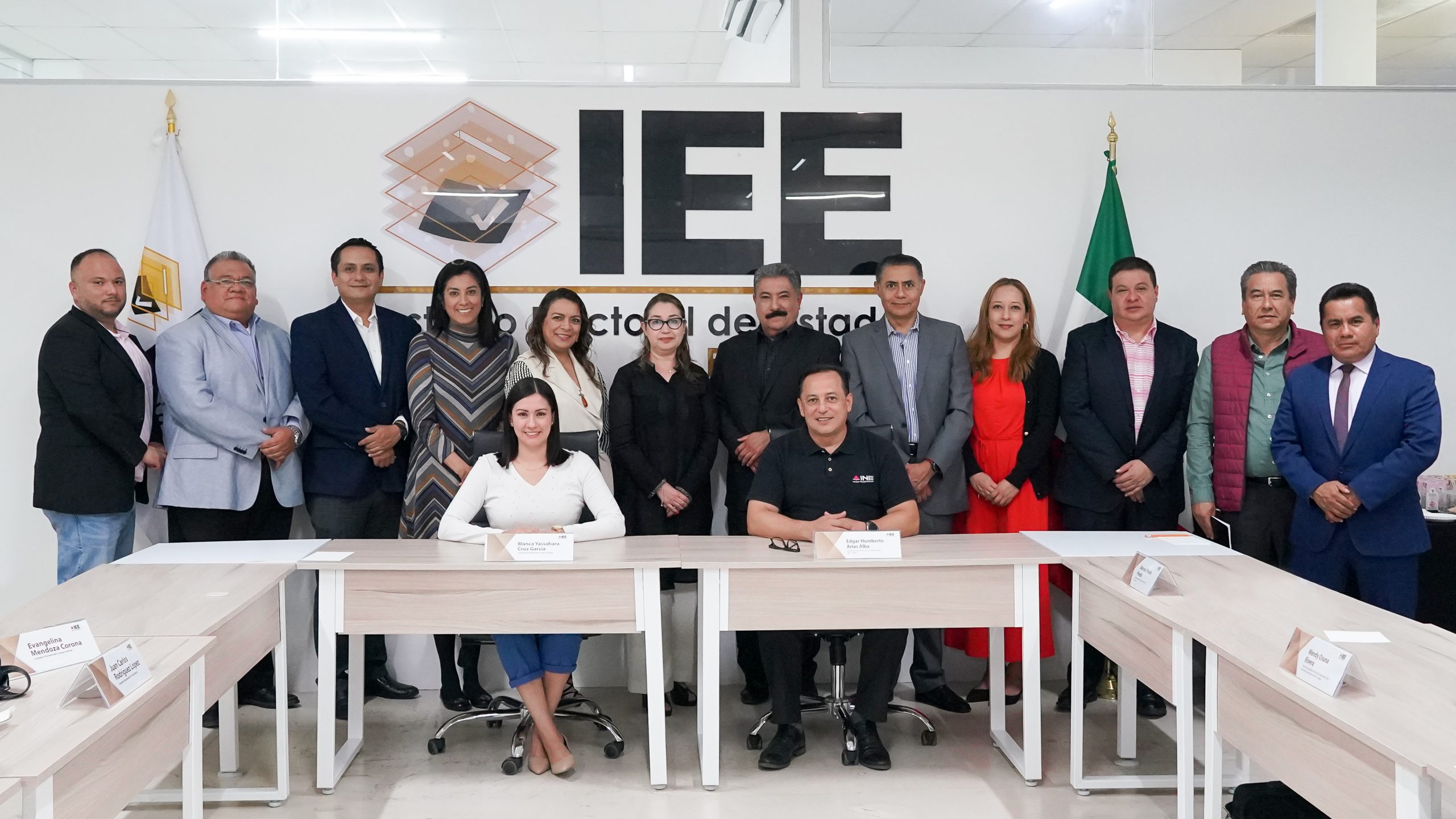 Instituto Electoral del Estado y Junta Local del INE en Puebla analizan el convenio general de coordinación y colaboración del proceso electoral concurrente 2023-2024