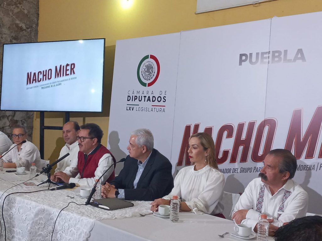 Ignacio Mier asegura que encabezará a Morena para la gubernatura de Puebla