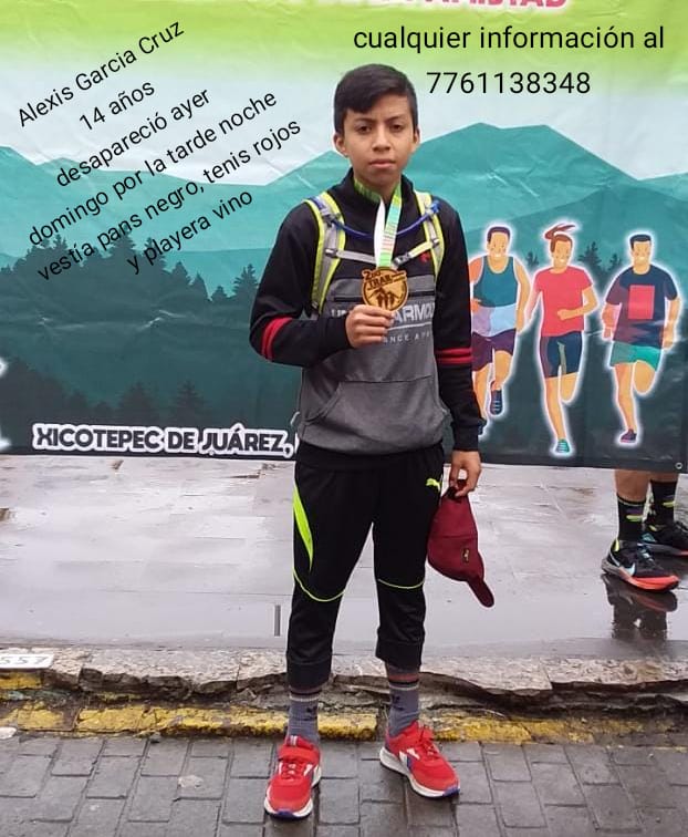 Alerta Amber: Desaparece joven de 14 años en Huauchinango