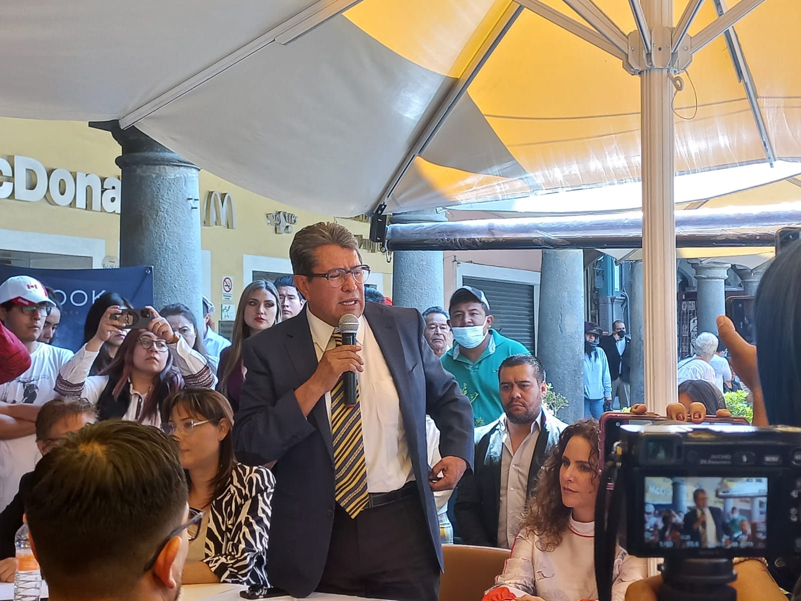 Video desde Puebla: Ricardo Monreal reiteró apoyo a Armenta Mier para el 2024