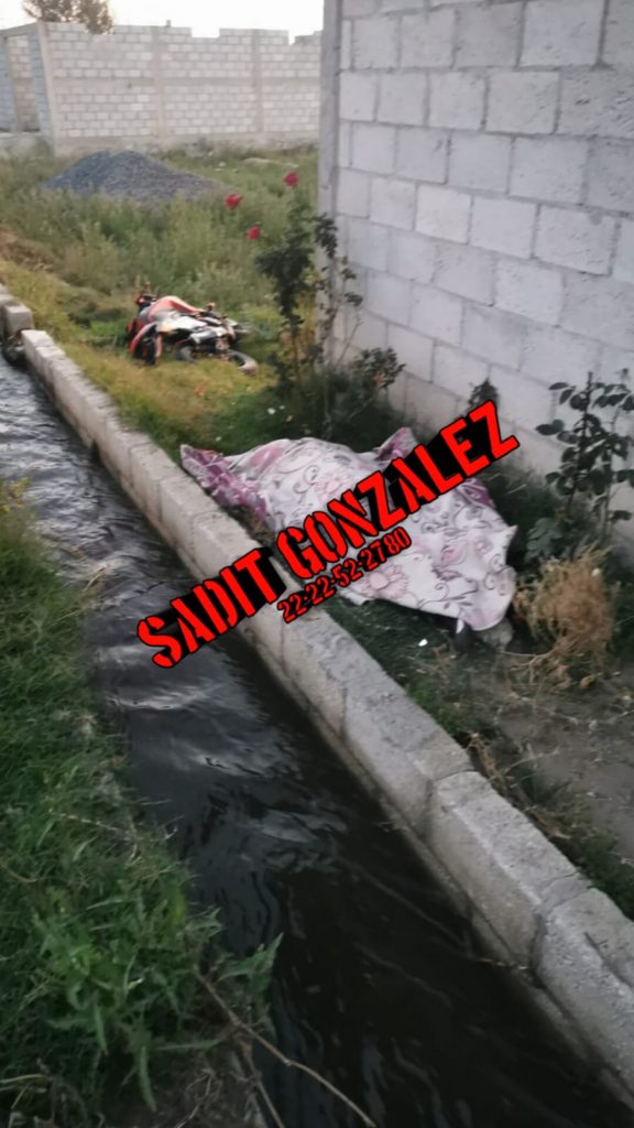 Muere motociclista al derrapar en Tecamachalco