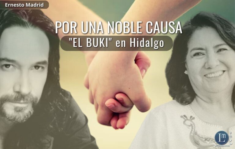 Por una noble causa ‘el Buki’ en Hidalgo