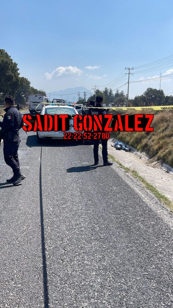 Lo hallan sin vida sobre cuneta en Amozoc