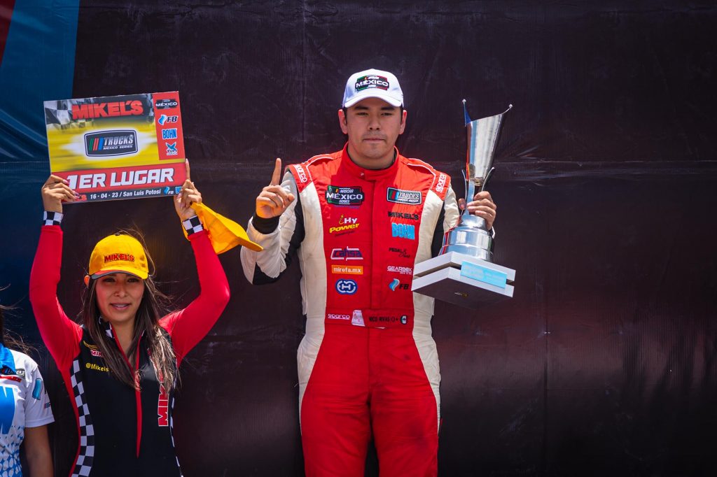 Nico Rivas, subió al podio potosino en Trucks México Series